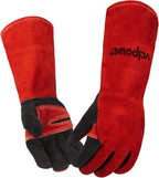 16 Inch Welding Gloves Heat Resistant 932°F for MIG/TIG/Stick Welding/Forging