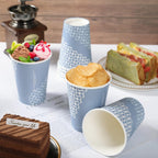 MUCHII Paper Coffee Cups 12 oz, 240 Count Disposable Coffee Paper Cup, Paper Drinking Cups for Hot Beverage