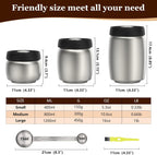 Coffee Vacuum Canister,800ml/10.7oz Stainless Steel Coffee bean Container,Food Storage Container with Airtight Lid,Push Out Excess Air Preserve Food Freshness