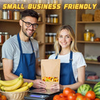 50 Pack Zip Lock Bags, Reusable Snack Bags with Window, Cookie Bags for Pastry, Herbs, Jerky, Spices, Soap, Pet, Gifts, Resealable Baggies for Small Business, Farm Stand Supplies