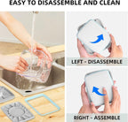 12 Pcs Pop Airtight Food Storage Containers with Lids for Kitchen Pantry Organization Stackable Cereal Snacks Flour Sugar Coffee Spaghetti (1.2, 2.0, 2.7, 3.3qt)*3