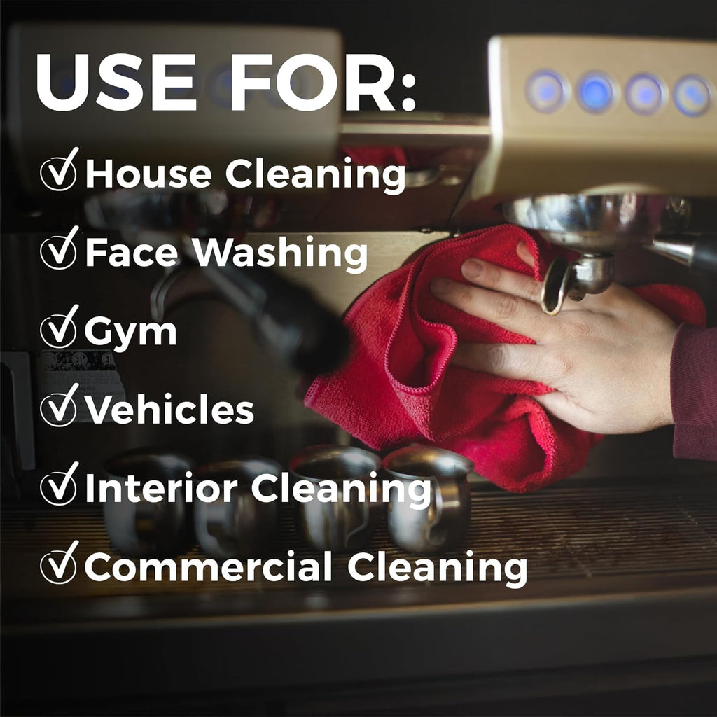 The Rag Company - All-Purpose Microfiber Terry Cleaning Towels - Commercial Grade, Highly Absorbent, Lint-Free, Streak-Free, Kitchens, Bathrooms, Offices, 300gsm, 12in x 12in, Yellow (12-Pack)