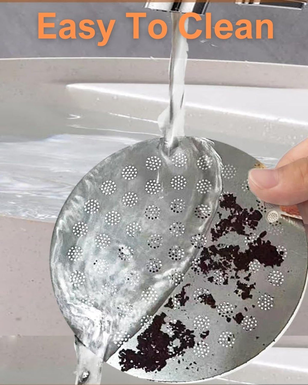 51mm Espresso Puck Screen, 0.8mm Thickness Stainless Steel Reusable Coffee Filter, Designed for Bottomless Portafilter Baskets, Enhances Espresso Extraction