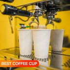 Smygoods White Disposable Paper Coffee Cups with Lids (20 OZ, 50 Count) For Hot Beverages, Tea, Espresso, Cocoa - To Go Drink Containers, Café & Office