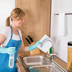 Kitinjoy 100% Cotton Waffle Weave Kitchen Towels, 6-Pack Super Soft and Absorbent Dish Towels for Drying Dishes, Kitchen Hand Towels, 13 in x 28 in, White