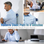 Deep Tissue Massage Ball for Exercise & Recovery - SGS Certification - Targets Back, Shoulder, Legs&Feet - Relieves Muscle Knots, Joint Pain&Tightness, Pressure Point Therapy- Myofascial Release Ball