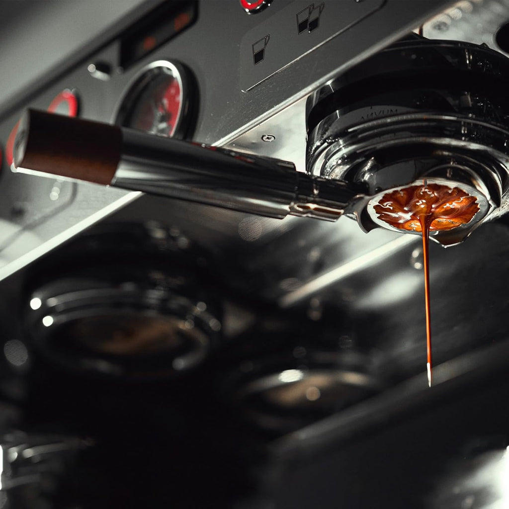 IKAPE 54mm Bottomless Naked Portafilter, Suitable for 54mm Breville Barista Series BES870/880 Machine & Solis Barista Machines (Included 18g Capacity Filter Basket)