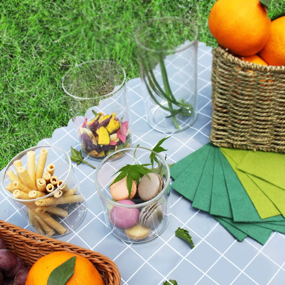 SIXAQUAE Glass Food Storage Containers Jar Stainless Steel Lids 2 Packs 1000ml Airtight Canister Organization Sets Stackable…