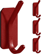 Paoli Heavy Duty Adhesive Wall Hooks (4, Red)