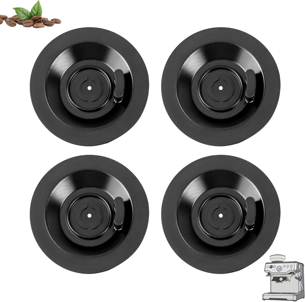 BOGDA Espresso Backflush Cleaning Disc 54mm, 4 Pack Fit For Bre-Ville Cleaning Disc And Bre-Ville Part BES870XL/11.2 Rubber Disks, BES870XL/ BES878BSS/ BES880 etc