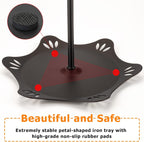 Coffee Mug Holder for Large Mugs, Mug Tree for Counter, Cup Holder for Countertop, Mug Rack with Tray, Metal Mug Tree with 6 Hooks, Coffee Counter Bar Accessory & Kitchen Home Organizer