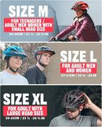 VICTGOAL Bike Helmet for Men Women with Led Light Detachable Magnetic Goggles Removable Sun Visor Mountain & Road Bicycle Helmets Adjustable Size Adult Cycling Helmets