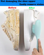 Cleaning Scrub Brushes Laundry Brush Soft Bristle Scrubbing Brush Clothes Brush Removes Stains from Fabrics Cleaning Brush Scrubber Brush for Fabric,Carpet,Clothes - 2 Pack