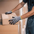 KAYGO Safety Work Gloves PU Coated-12 Pairs, KG11PB, Seamless Knit Glove with Polyurethane Coated Smooth Grip on Palm & Fingers, for Men and Women (2X-Large, Grey)