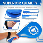 '+Performance Taekwondo Kick pad & Boxing pad | Martial Arts Training Equipment | Karate Pads | Taekwondo Sparring Gear | MMA, Kickboxing, Muay Thai | Kick Pads Martial Arts Target for Kids & Adults.