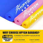 Resistance Bands, Exercise Bands, Physical Therapy Bands for Strength Training, Yoga, Pilates, Stretch Elastic Band with Different Strengths, Workout Bands for Home Gym