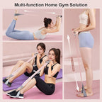 Fabric Resistance Band with Handles, Resistance Bands for Women, Non-Slip Elastic Bands for Strength Muscle Training, Stretch Band Workout Equipment for Leg Arm Chest Core Wrist Ankle