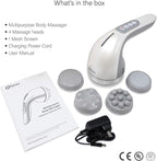 Daiwa Felicity Multipurpose Body Massager – Cordless Handheld Cellulite Remover Body Sculpting Machine - Electric Contouring Massage Tool for Butt Legs Belly Fat Stomach Celulitis Lymphatic Drainage