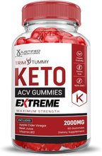 (3 Pack) Trim Tummy Keto ACV Gummies Extreme 2000MG Trim Tummy Keto Gummies Apple Cider Vinegar Formulated with Pomegranate Beet Juice Powder B12 Vegan Non GMO 180 Gummys
