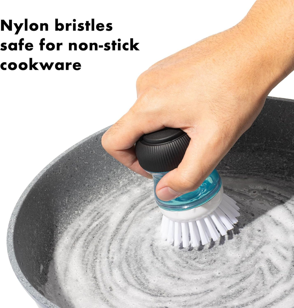 4 Pack Soap Dispensing Palm Brush Refills, Palm Brush Replacement Head, Palm Brush Refill Head, Palm Brush Refill for OXO Good Grips Soap Dispensing Palm Brush