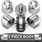 Synergee Cardio Hand Weights. Steel Hand Weights Dumbbell Set with Anti-Slip Silicone Finger Loop for Workout, Fitness, Training for Men and Women. Sold in Pairs. Available in 1lb, 1.5lb and 2lb Sets