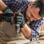 KAYGO Work Gloves For Men, KG125M Mechanic Utility Work Gloves for All Purpose, Excellent Grip, Heavy Duty, Improved Dexterity, Touch Screen, 2X-Large, 3 pairs, Grey