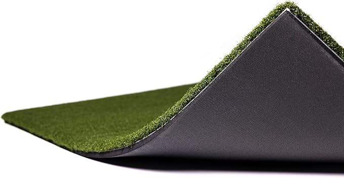 Premium Turf Indoor/Outdoor Golf Mat. Bonus Tray + 3 Tees