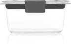 Rubbermaid Brilliance Food Storage Containers, Set of 5 (10 Pieces), BPA-Free, Leak-Proof, Clear