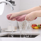 Kitinjoy 100% Cotton Waffle Weave Kitchen Towels (13 X 28 Inches, Dried Roses), 4-Pack Super Soft and Absorbent Dish Towel for Drying Dishes, Kitchen Hand Towels