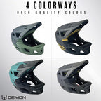 Demon United Podium X MIPS Full Face Mountain Bike Helmet- Removable Fit Pad Options- Advanced Venting System-Lightweight - Fullface DH BMX MTB Helmet