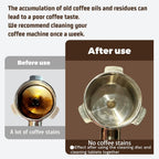 58mm Cleaning Disc Replacement for Breville Barista Express Compatible with BES980XL/BES985XL/BES900/BES990/BES920XL Espresso Machines Backflush Cleaning Accessories(58mm Matte Black (No Holes))