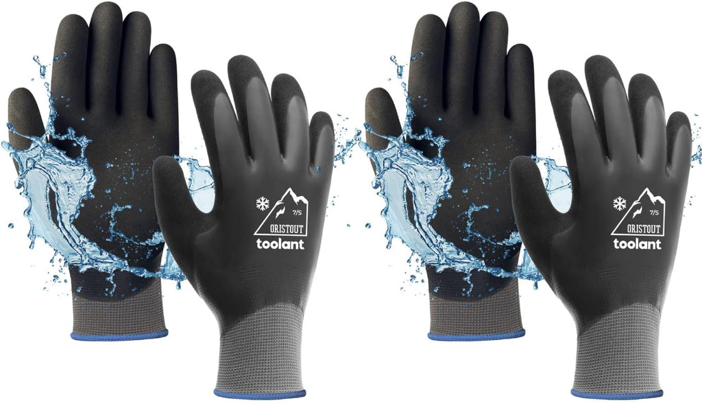 Waterproof Winter Work Gloves for Men and Women, Touchscreen, Freezer Gloves, Thermal Insulated, for Cold Weather