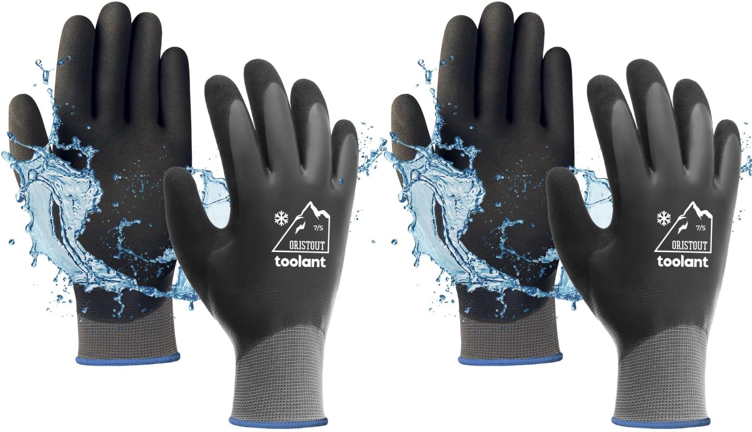 Waterproof Winter Work Gloves for Men and Women, Touchscreen, Freezer Gloves, Thermal Insulated, for Cold Weather