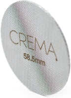 Crema Coffee Products 58.5mm Puck Screen for Barista Models | 1.7mm Thick 316L Steel Filter | Balanced Water Flow for Improved Extraction |Prevent Channeling & Reduce Maintenance|Durable,Easy to Clean
