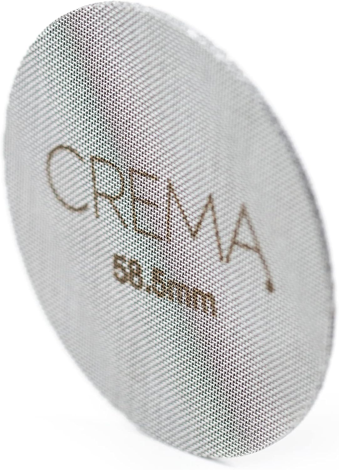 Crema Coffee Products 58.5mm Puck Screen for Barista Models | 1.7mm Thick 316L Steel Filter | Balanced Water Flow for Improved Extraction |Prevent Channeling & Reduce Maintenance|Durable,Easy to Clean