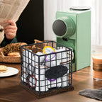 YINMIT K Cup Holder Organizer, Sturdy Coffee Pod Holder Organizer, 35 Kcup Large Capacity Storage Basket for Kitchen Counter and Office Desktop (Square Grid)