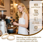 5pcs Felt Washer Replacement Compatible with Breville Espresso Machine Grinders, Wool Ring Gasket Espresso Machine Accessories for BES870 BES878 BES880 BES980 BES990 BCG600 BCG820 Models