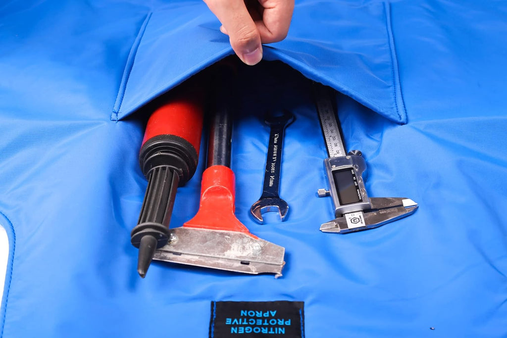 Cryogenic Gloves Low Temperature LN2 Liquid Nitrogen Protective Gloves Cold Storage Safety Frozen Gloves-