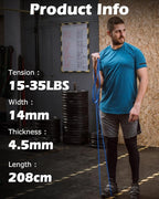 Zacro Resistance Bands, 6 Resistance Levels Pull Up Assistance Bands, Exercise Bands for Men&Women, Heavy Duty Resistance Band Set with Door Anchor, for Working Out, Muscle Training, Physical Therapy