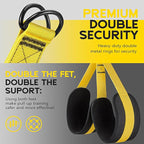 Pull Up Assistance Bands, Adjustable Heavy Duty Resistance Band for Pull Up, 3 Pull Up Bands, Comfortable Fabric Feet/Knee Rest, Assistance Bands for Pull-Up, Home Fitness, Body Stretching