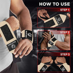 TECEUM Weightlifting 18" & 12" Wrist Wraps with Thumb Loop – Heavy Duty Wrist Workout Braces for Men and Women – Ideal for Powerlifting, Strength Training, Bodybuilding