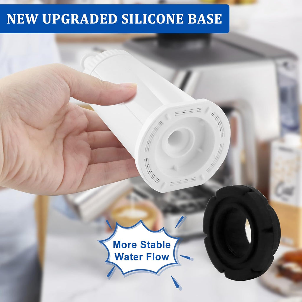 TOMOON Water Filter Replacement for Breville Espresso Machines Barista Touch BES880, Barista Pro BES878,Oracle Touch BES990,Oracle BES980,Dual Boiler BES920 Bambino ClaroSwiss Sage,8 Pack