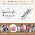 Fascia Massage Tool Blaster for Cellulite,Trigger Points Massage Tools,Neck Back and Shoulder Message Stick ＆ Cellulite Massager,Gifts for Women Men