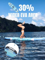 Niphean（Ultra-Light）Inflatable Paddle Board with (Beginner Friendly) StabilTrac Fin and Durable SUP Accessories, 10' Stand Up Paddle Boards for Adults & Youth, Versatile Yoga Paddle Board, Gift Ideas
