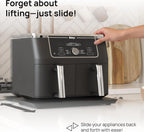 Ibyx Elegant Sliding Tray for Your Coffee Maker & Heavy Kitchen Appliances - Sturdy, Slides Easily from Under The Cabinet (Black, 16" W x 13" D)