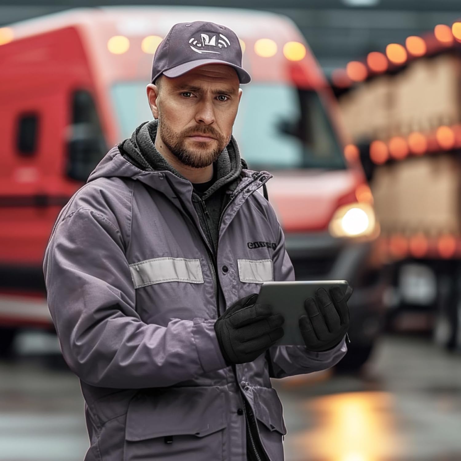 KAYGO Insulated Mechanic Work Gloves,3 Pairs KG127W Winter Thermal Safety Work Gloves for Men and Women, Double Lining,Heavy duty,Improved dexterity,Excellent Grip,Ideal for outdoor jobs,L