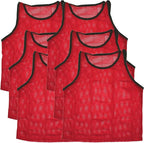 BlueDot Trading Youth Boys Girls Child Sports Scrimmage Pinnies Training Vest for team practice for Soccer, Lacrosse, 12-Pack