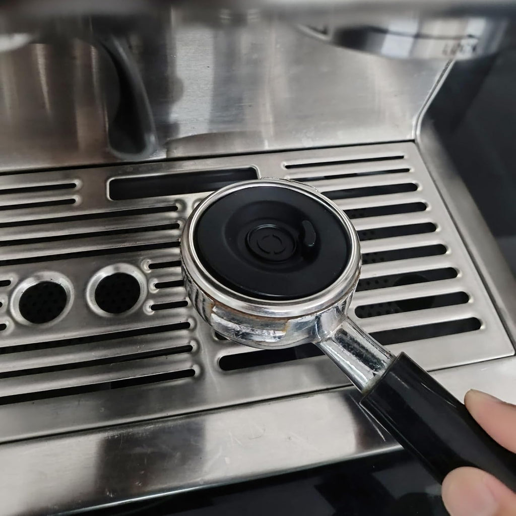 2 PCS 58 mm Backflush Cleaning Disc for Breville Espresso Machine, silicone Disc for Breville Espresso Machine Part BES980XL BES920XL BES900XL BES990 Black