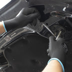 Kebada 60 Pairs Work Gloves Bulk Pack, Mens Work Gloves with Grip, PU Dipped Gloves for Warehouse, Construction, Gardening and Mechanics, Black, Small