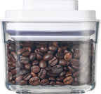 Food Airtight Containers storage with Lids One Button Open/POP UP/Kitchen Storage Organization for Coffee Tea Brown Sugar Cereals 350ml x 1